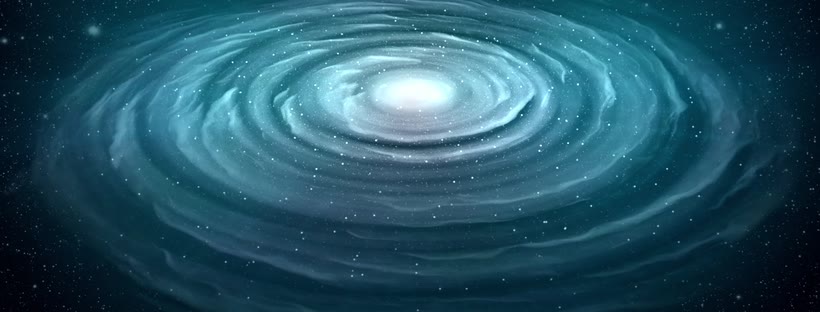 Galaxy spiral Facebook cover photo (Space)
