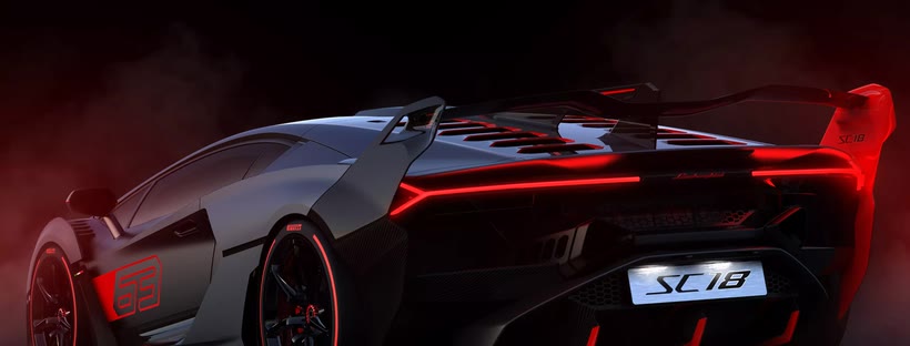 Lamborghini sc18 Facebook cover photo (Cars & Motorcycles)