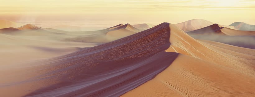 Desert sand dune landscape Facebook cover photo (Landscapes)