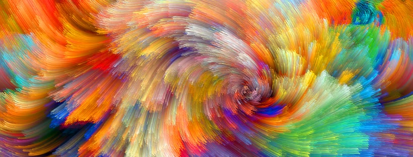 Abstract colors Facebook cover photo (Abstract)