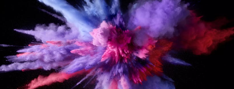 Colorful explosion Facebook cover photo (Abstract)
