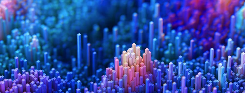 Abstract 3D Facebook cover photo (3D graphics)
