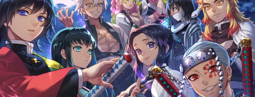 Demon Slayer anime Facebook cover photo (Anime)
