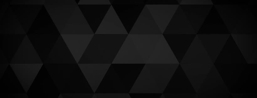 Flickering Triangles Facebook cover photo (Black)