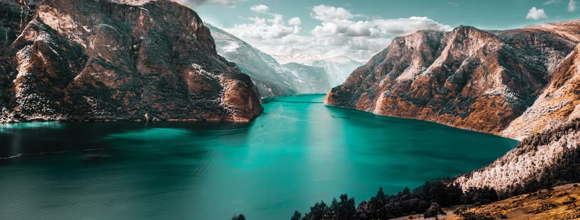 Mountain Lake Facebook cover photo (Landscapes)