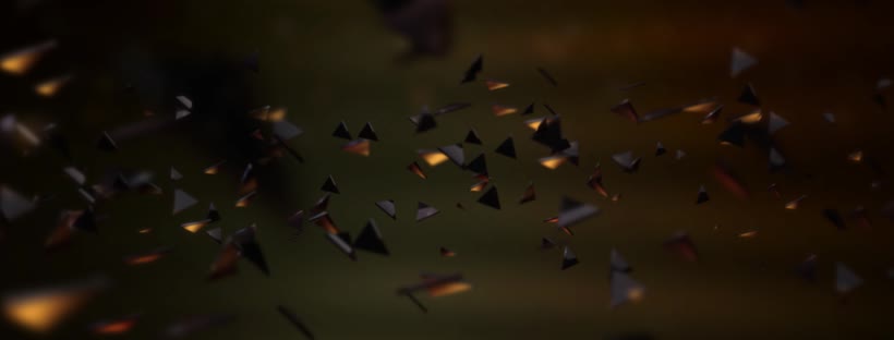 Flying triangles Facebook cover photo (Travel)