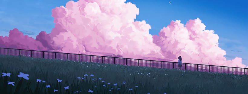 Anime landscape Facebook cover photo (Anime)
