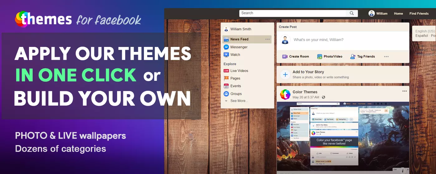 Custom Facebook Themes