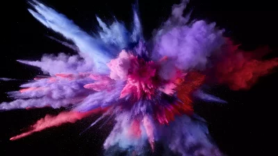 Colorful explosion theme of Abstract