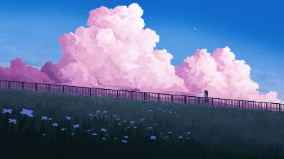 Anime landscape theme of Anime