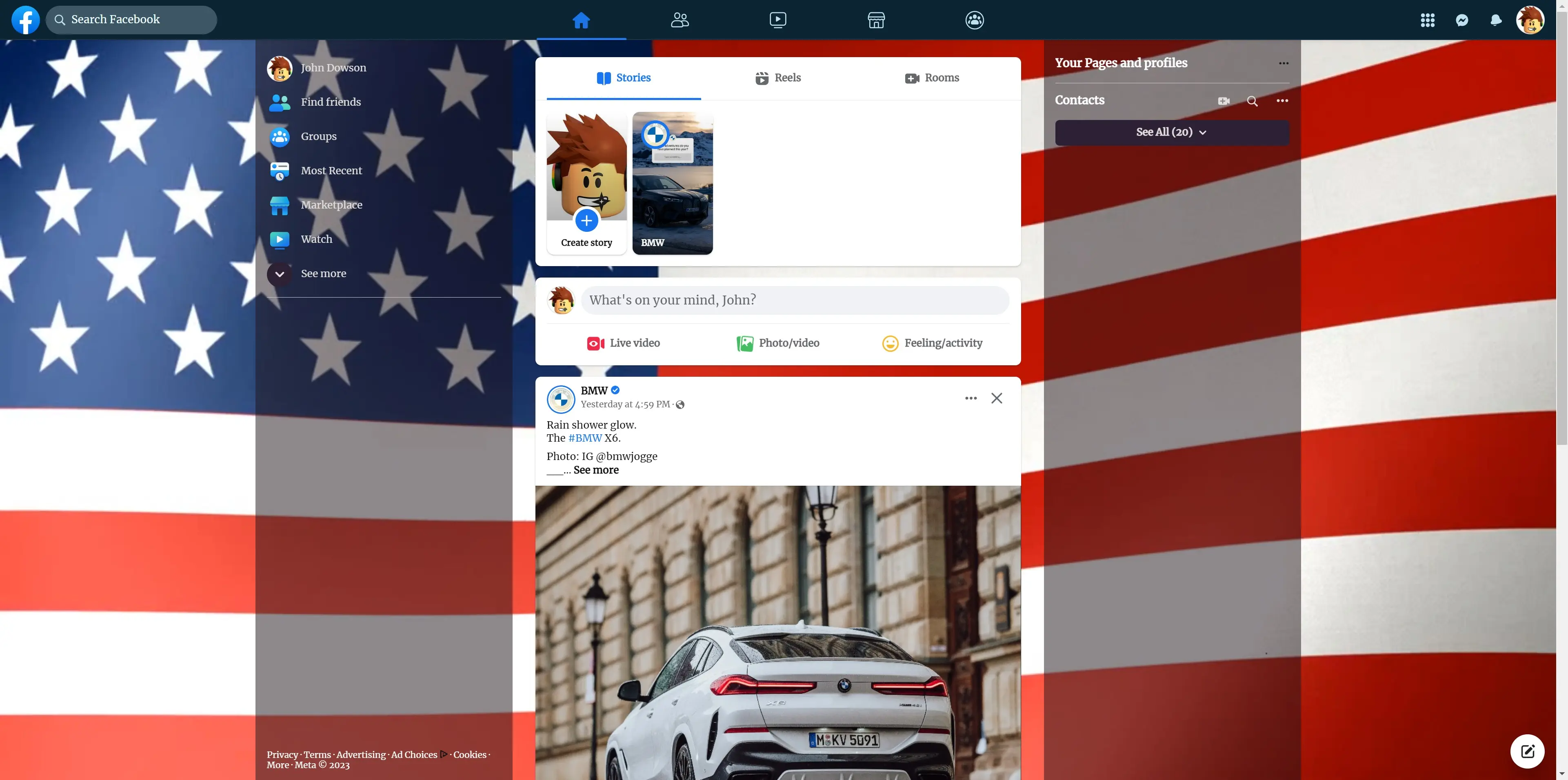 USA flag screenshot of Flags
