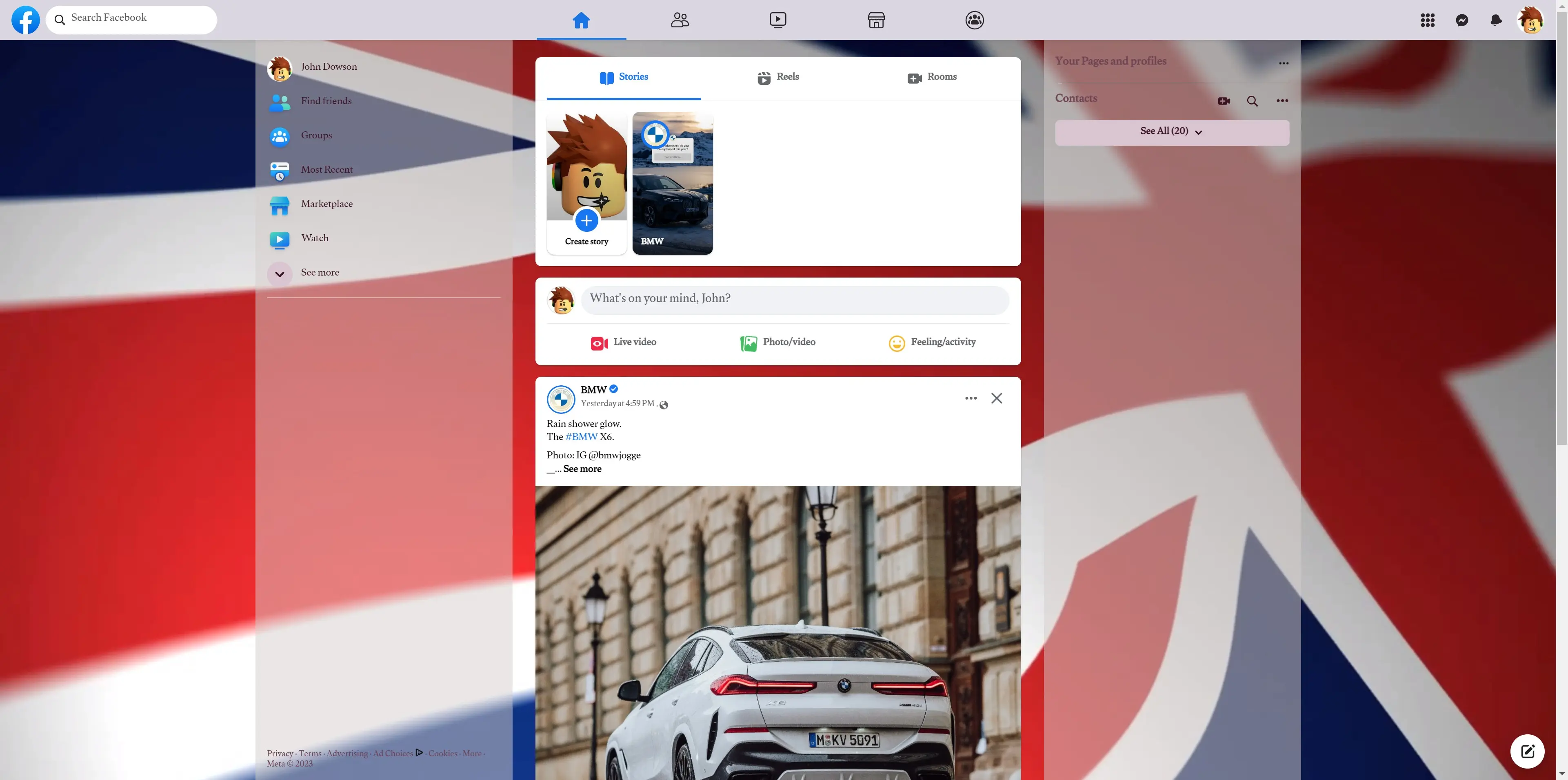 British flag screenshot of Flags