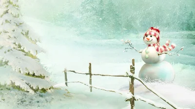 Snowman theme of Holidays