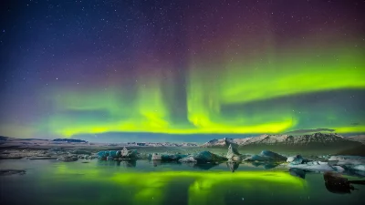 Aurora borealis theme of Nature