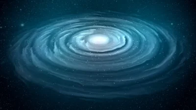 Galaxy spiral theme of Space